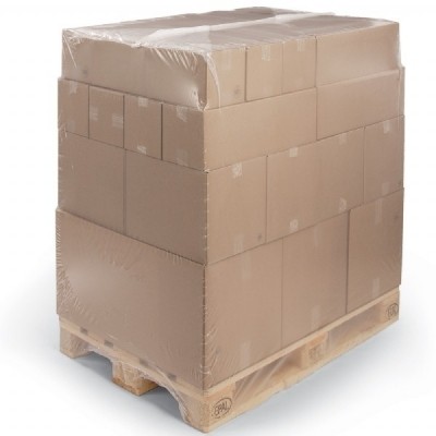 LDPE krimphoes transparant 130 x (2 x 52,5) x 155 cm LDPE krimphoes transparant 130 x (2 x 52,5) x 155 cm