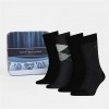 Afbeelding van Tommy Hilfiger 4 pack heren sokken 472024001 200 039 black