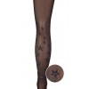 Afbeelding van Marianne feest panty luxury zwart met zilveren sterren art.30010