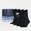 Afbeelding van Tommy Hilfiger 4 pack heren sokken 472024001 322 dark navy