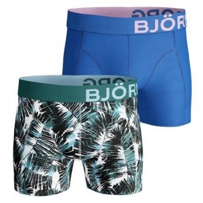 BJORN BORG boxershort 2 pack BB Summer Palm 1811-1068 0071 BJORN BORG boxershort 2 pack BB Summer Palm 1811-1068 0071