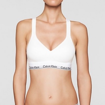 Calvin Klein bralette modern cotton QF1654E wit Calvin Klein bralette modern cotton QF1654E wit