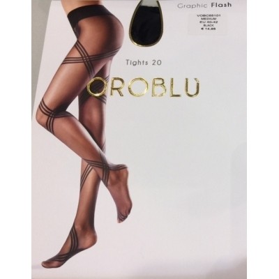 Oroblu Graphic Flash black VOBC65101 Oroblu Graphic Flash black VOBC65101