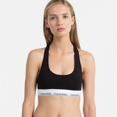 Calvin Klein bralette modern cotton F3785E zwart Calvin Klein bralette modern cotton F3785E zwart