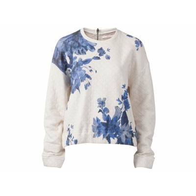 Foto van Oilily sweater top creme blauw tokyo M L XL