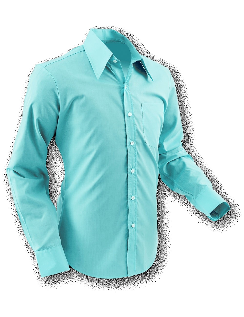 Overhemd 70s Basic Old-light-Blue Overhemd 70s Basic Old-light-Blue