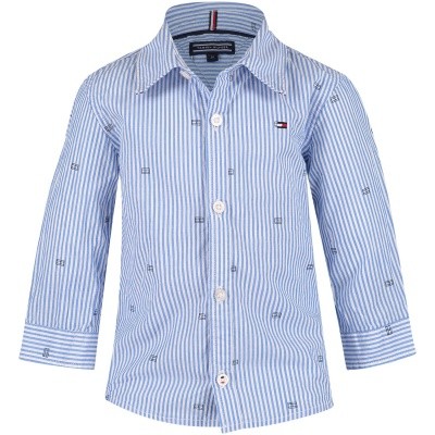 Foto van Tommy Hilfiger KB0KB04051 B baby blouse licht blauw