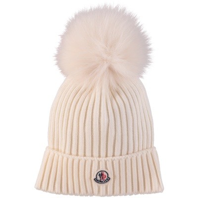 Afbeelding van Moncler 0025605 kindermuts off white