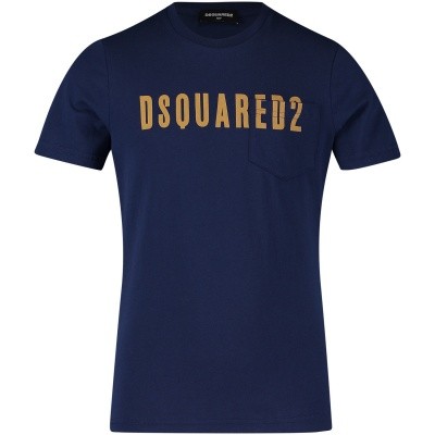 Afbeelding van Dsquared2 DQ02V3 kinder t-shirt blauw