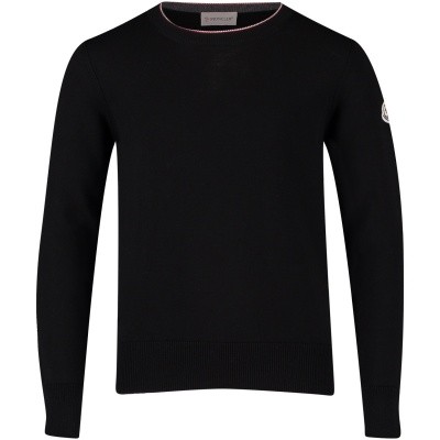 Afbeelding van Moncler 9004605 kindertrui zwart
