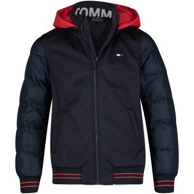 Afbeelding van Tommy Hilfiger KB0KB04093 kinder jas navy