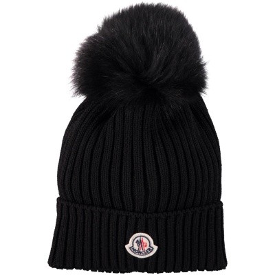 Afbeelding van Moncler 0025605 kindermuts zwart