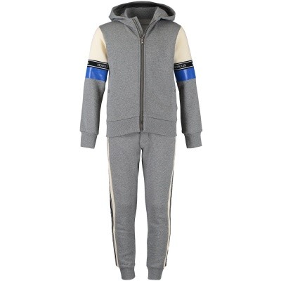 Afbeelding van Moncler 8810750 kinder joggingpak grijs