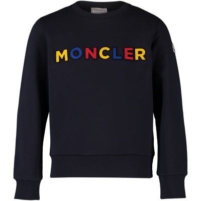 Afbeelding van Moncler 8021305 kindertrui navy