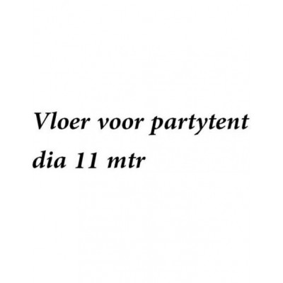 Vloer voor partytent dia 11 meter Vloer voor partytent dia 11 meter