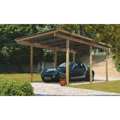 Karibu Eco Enkele Carport 1 (62023) kopen bij Azalp.nl Karibu Eco Enkele Carport 1 (62023) kopen bij Azalp.nl